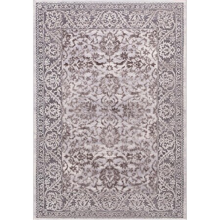 Concord Global Trading 7 ft. 10 in. x 10 ft. 6 in. Thema Vintage - Brown, Gray 29287